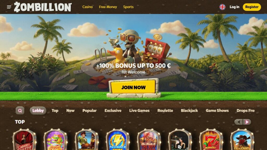 review over het nederlandse zonder cruks casino van zombillion